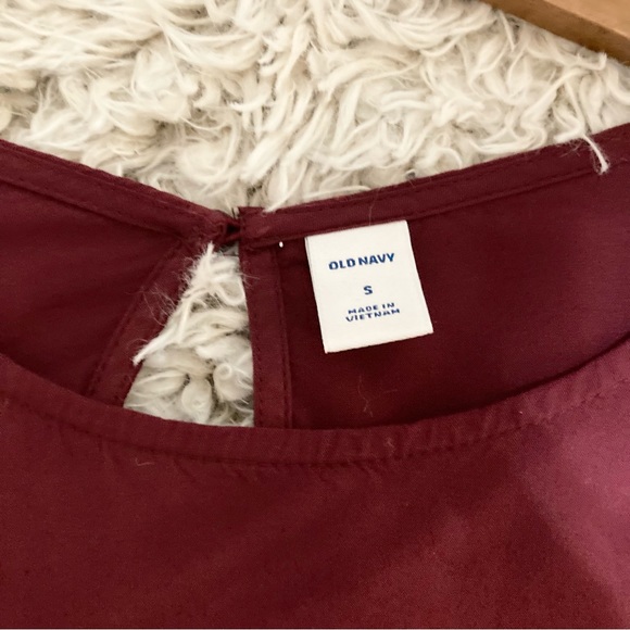 Cranberry Red Jumpsuit Short Sleeve Size Small S - Picture 5 of 12